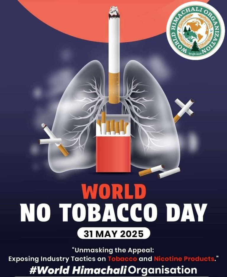 World No Tobacco Day — Stop Smoking Awareness Campaign